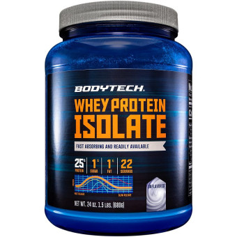 Whey Protein Isolate Unflavored (22 serv) 1.5 lb