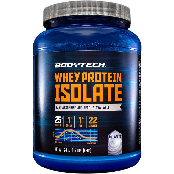 Whey Protein Isolate Unflavored (22 serv) 1.5 lb