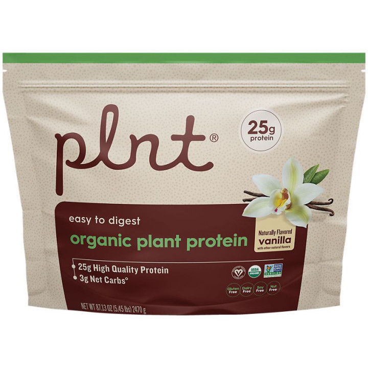 Plnt Organic Protein Vanilla (65 serv) 5.45 lb