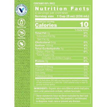 Aloe Vera Juice Whole Leaf (32 fl oz)