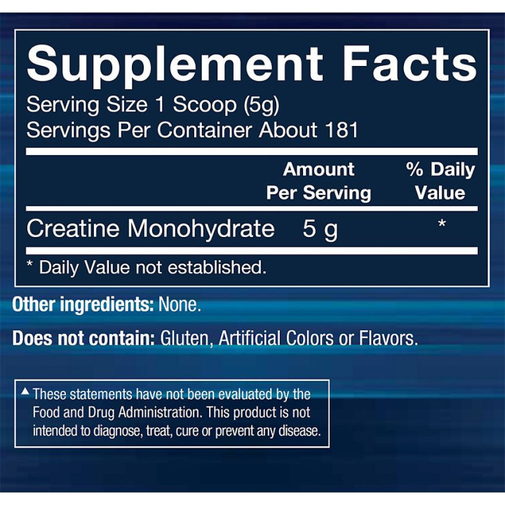 Creatine Monohydrate 5 g (181 serv)