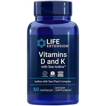 Vitamins D & K with Sea Iodine (60 cap)