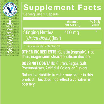 Stinging Nettles 480 mg (100 cap)