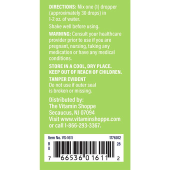 Green Tea Extract Organic Alcohol Free 1000 mg (2 fl oz)
