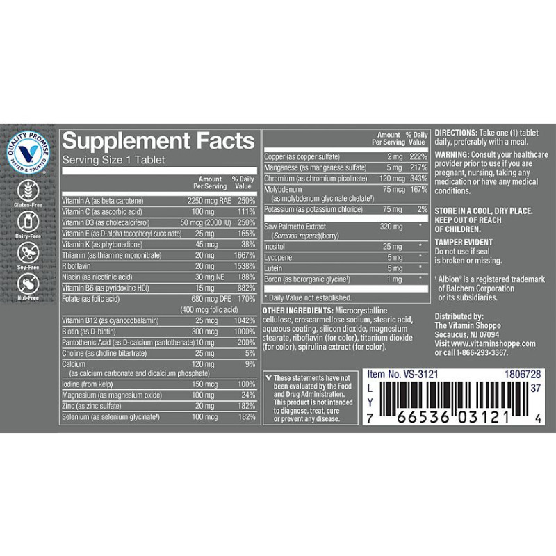 One Daily Men's 50+ Multivitaminas (60 tab)