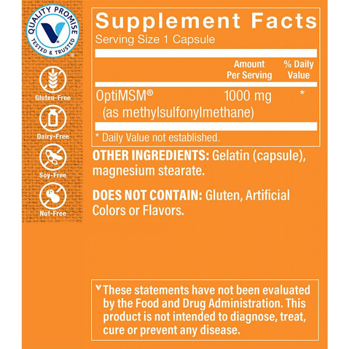 MSM 1000 mg (120 cap)
