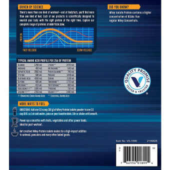 Whey Protein Isolate Cinnamon Cereal (45 serv) 3 lb