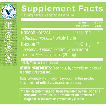 Bacopa 500 mg (100 cap)