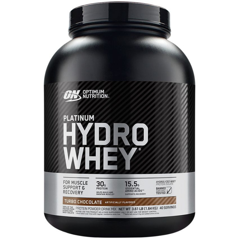 Platinum Hydro Whey Turbo Chocolate (40 serv) 3.5 lb