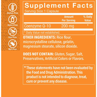 CoQ-10 200 mg (120 cap)