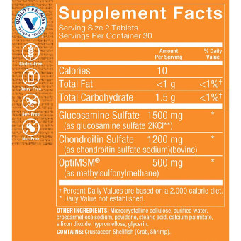 Glucosamine Chondroitin MSM Triple Strength (60 tab)