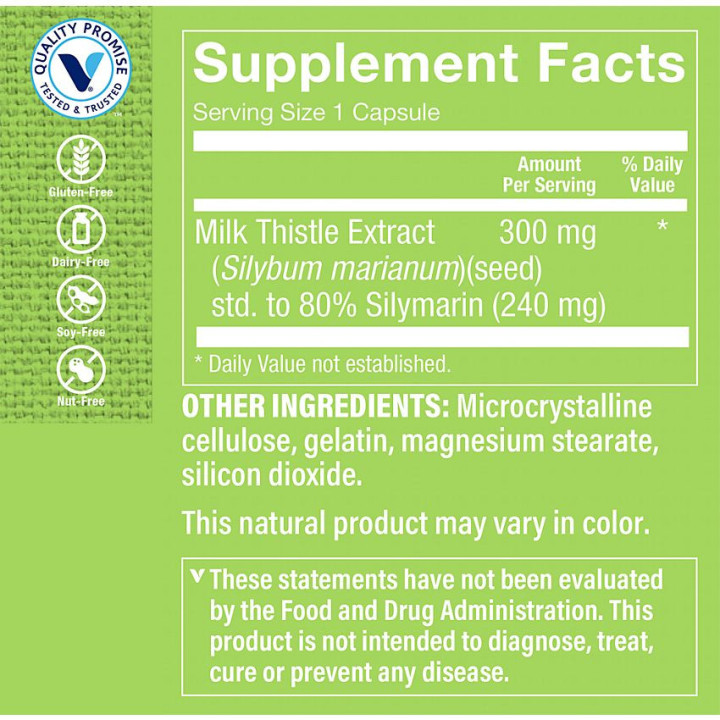 Milk Thistle Extract 300 mg (200 cap)