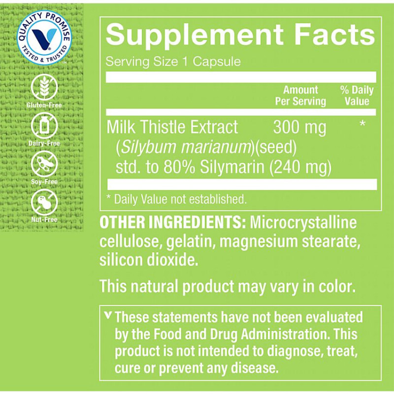 Milk Thistle Extract 300 mg (200 cap)