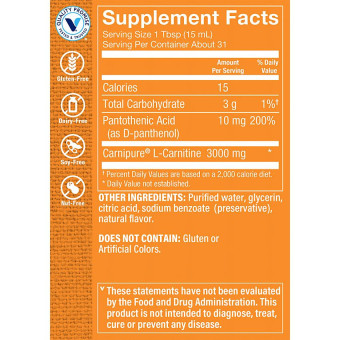 L-Carnitine 3000 mg Raspberry (16 fl oz)