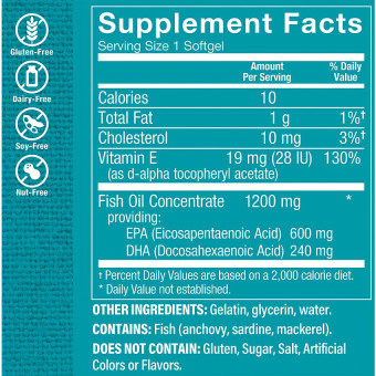 Omega-3 Fish Oil EPA DHA 840 mg (60 soft)