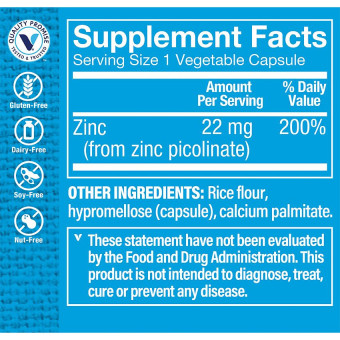 Zinc Picolinate (100 cap)