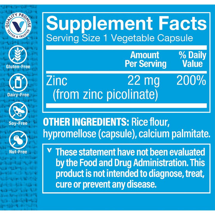 Zinc Picolinate (100 cap)
