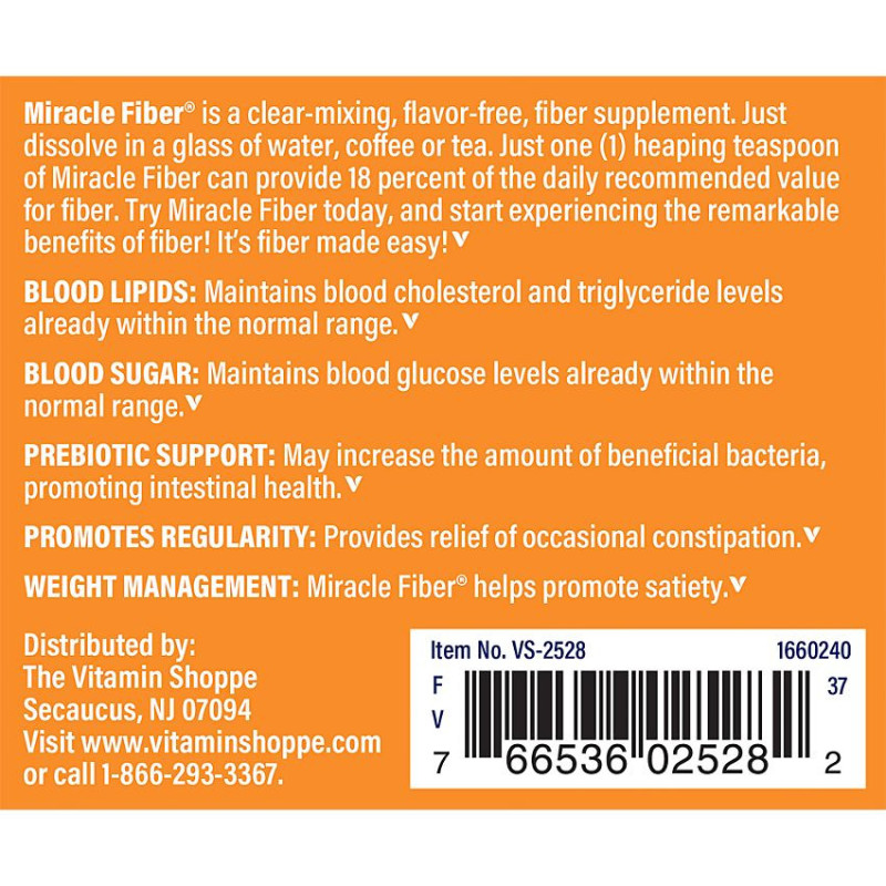 Miracle Fiber 5 g (34 serv)