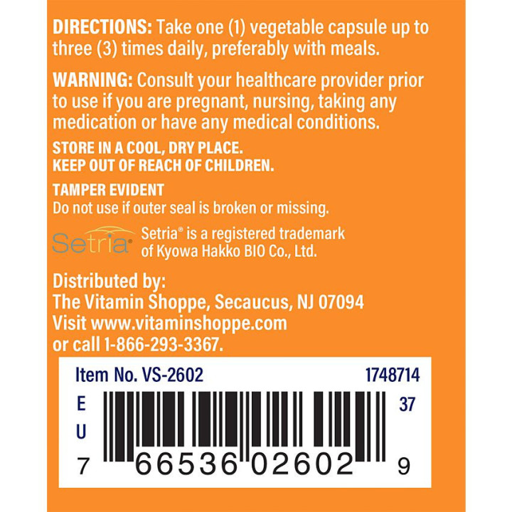 Reduced Glutathione 500 mg (60 cap)
