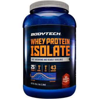 Whey Protein Isolate Rich Chocolate (43 serv) 3 lb