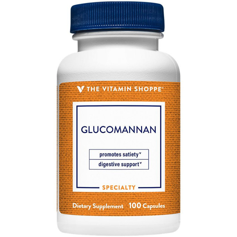 Glucomannan Soluble Fiber from Konjac Root (100 Cap)