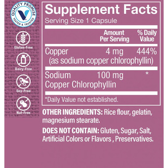 Chlorophyll 100 mg (100 cap)