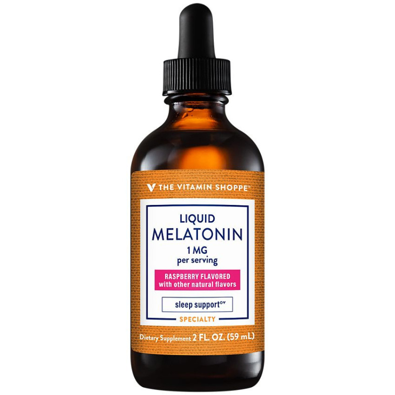Liquid Melatonin 1 mg Raspberry (2 fl. oz)