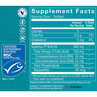 Krill Oil 500 mg (60 soft)