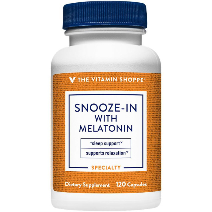 Snooze-In w/ Melatonin (120 cap)