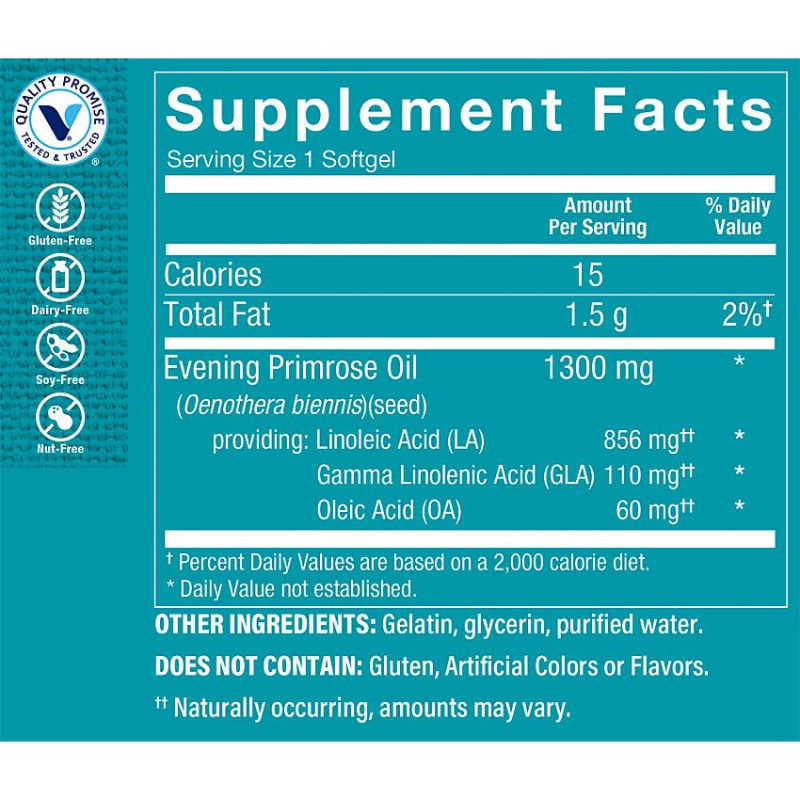 Evening Primrose Oil 1300 mg (120 soft)