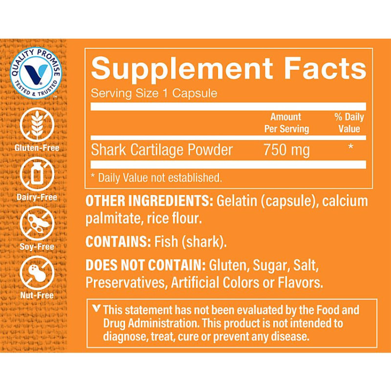 Shark Cartilage 750 mg (120 cap)