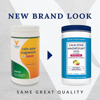 Calm Zone Magnesium Powder 325 mg Raspberry Lemon (100 serv)