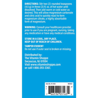 Calm Zone Magnesium Powder 325 mg Raspberry Lemon (100 serv)