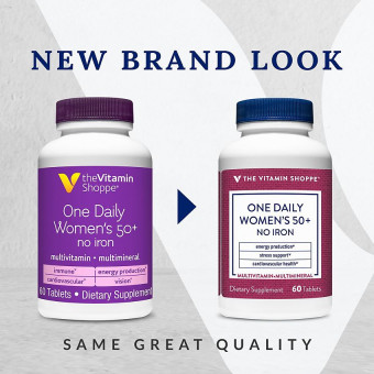 One Daily Women's 50+ No Iron Multivitaminas (60 tab)