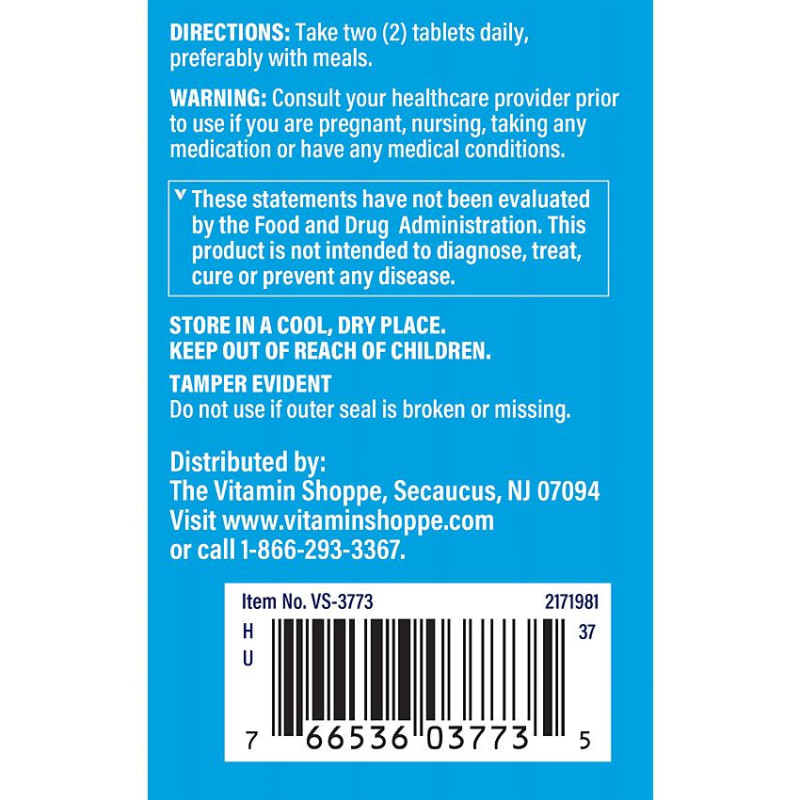 Calcio, Magnesio & Zinc con Vitamina D3 (100 tab)