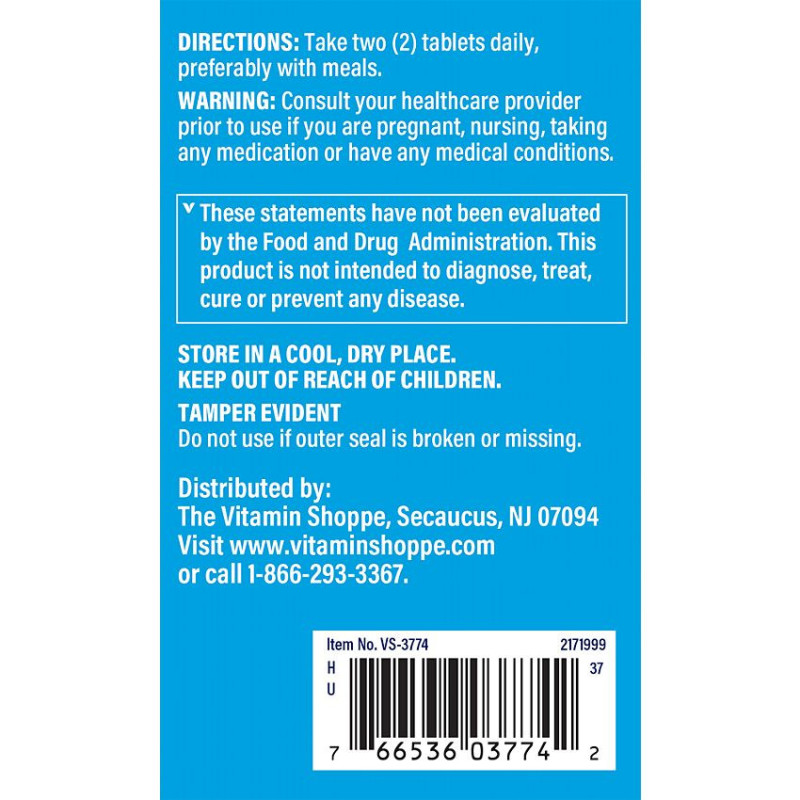 Calcio, Magnesio & Zinc con Vitamina D3 (300 tab)
