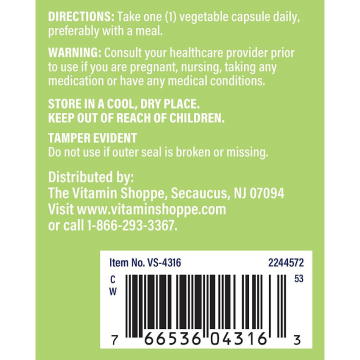 Double Strength Milk Thistle Extract 600 mg (100 cap)