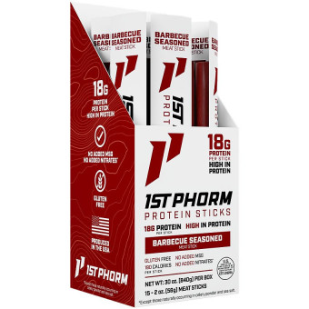 Protein Meat Sticks Seasoned Barbecue (1 stick)