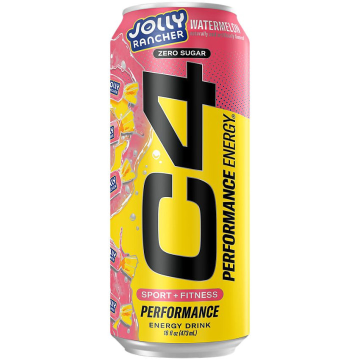 C4 Carbonated Energy Drink Jolly Rancher Watermelon (16 fl oz)