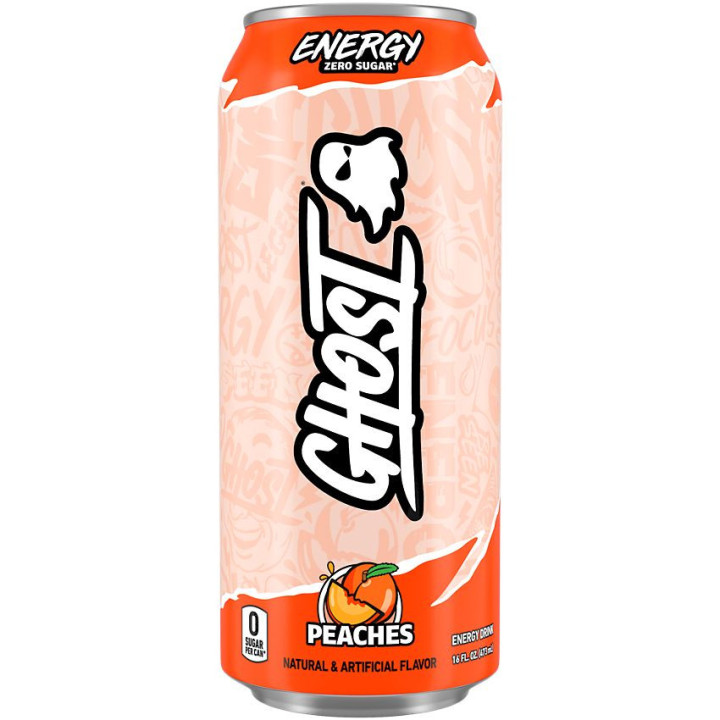 Ghost Energy Drink Peaches (16 fl oz)