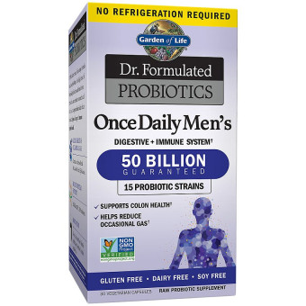 Dr Formulated Once Daily Men Probiotic 50 Bill (30 veg cap)
