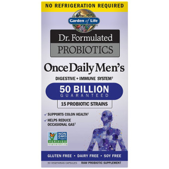 Dr Formulated Once Daily Men Probiotic 50 Bill (30 veg cap)