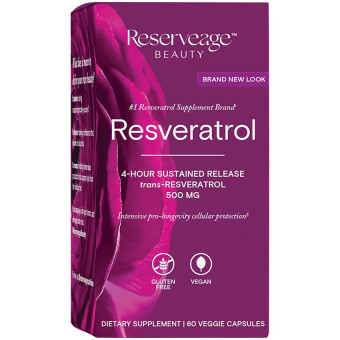 Reserveage Resveratrol 500 mg (60 veg cap)