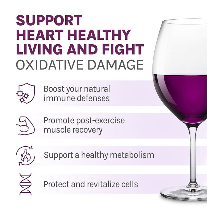 Reserveage Resveratrol 500 mg (60 veg cap)