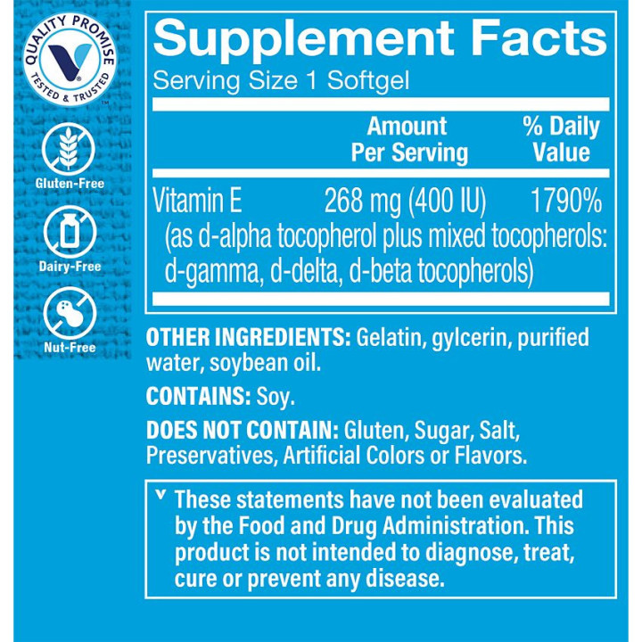 Vitamina E 268 mg - 400 UI (120 soft)