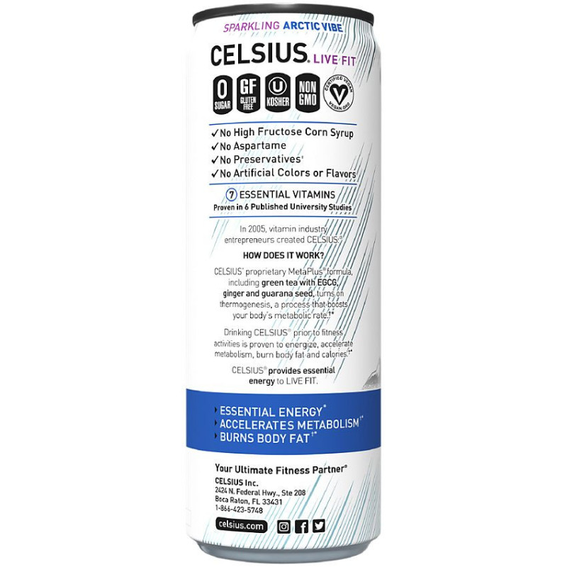 Celsius Sparkling Artic Vibe (12 fl oz)