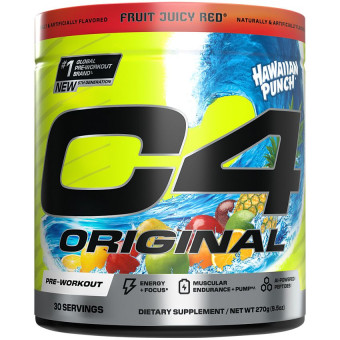 C4 Original Hawaiian Punch Fruit Juicy Red (30 Serv)