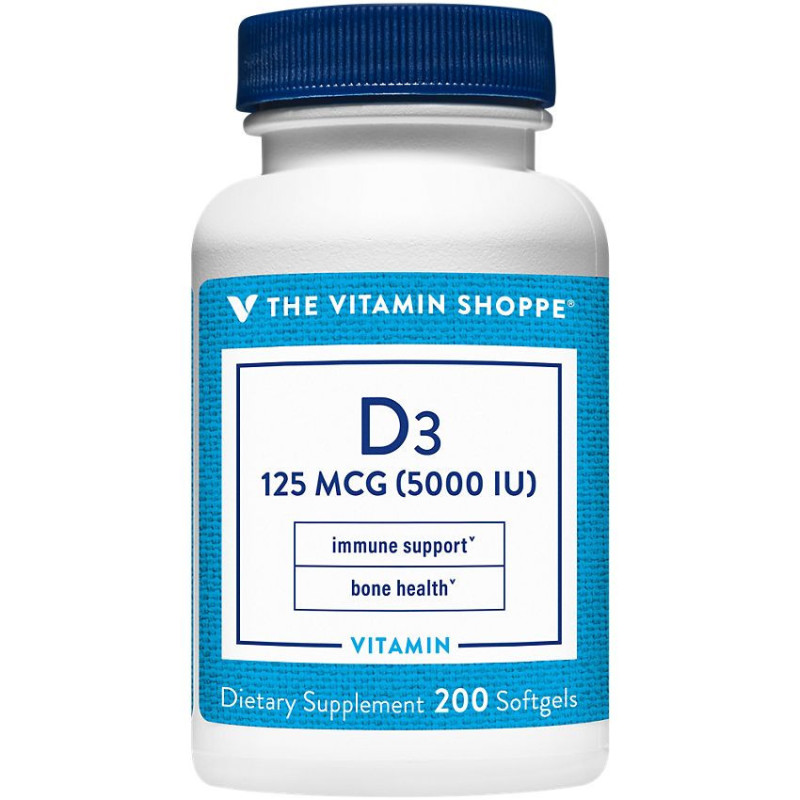 Vitamina D3 5000 UI (200 soft)