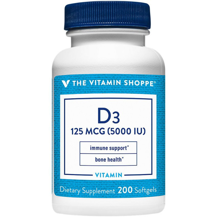 Vitamina D3 5000 UI (200 soft)