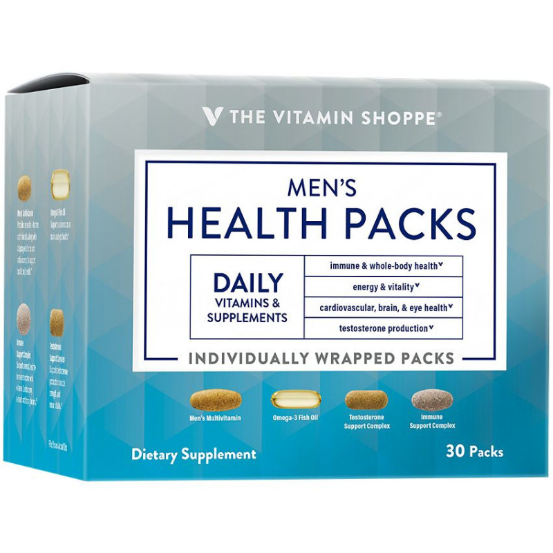 Men's Health Daily Vitamins & Supplements (30 packs)